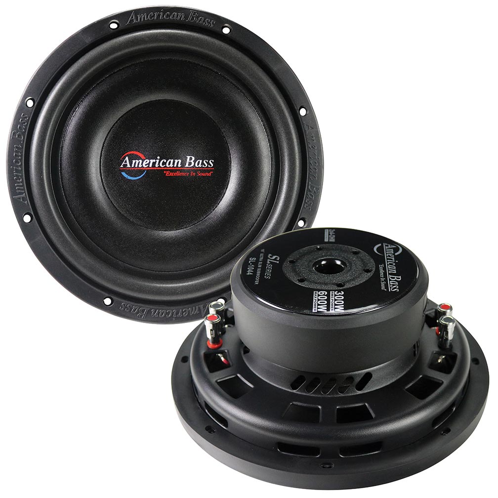 Picture of American Bass SL1044 10 in. 600W Shallow Voice Coil Dual Woofer - 4 Ohm