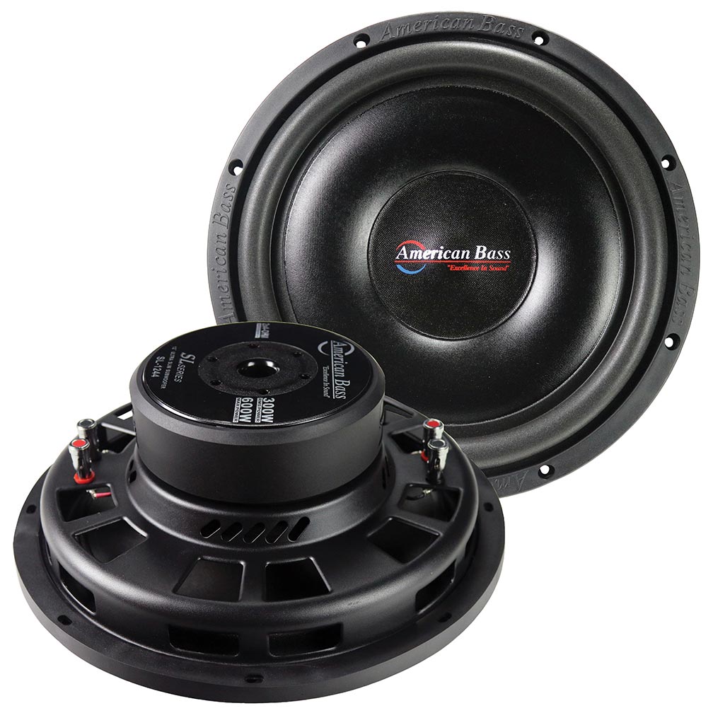 Picture of American Bass SL1244 12 in. 600W Shallow Dual Voice Coil Woofer - 4 Ohm