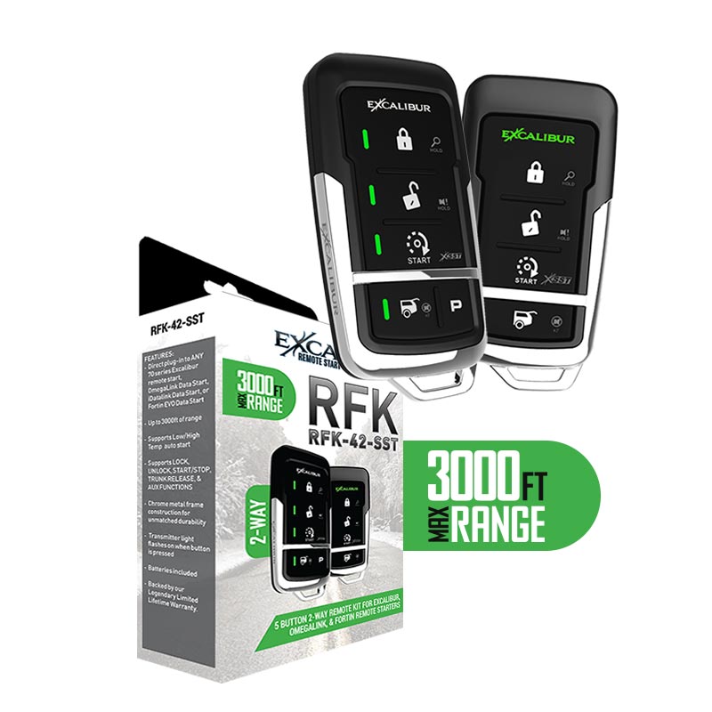 Picture of Excalibur Alarms RFK42SST 3000 ft. MultiPurpose Remote Kit with 2-Way 5-Button RF Kit