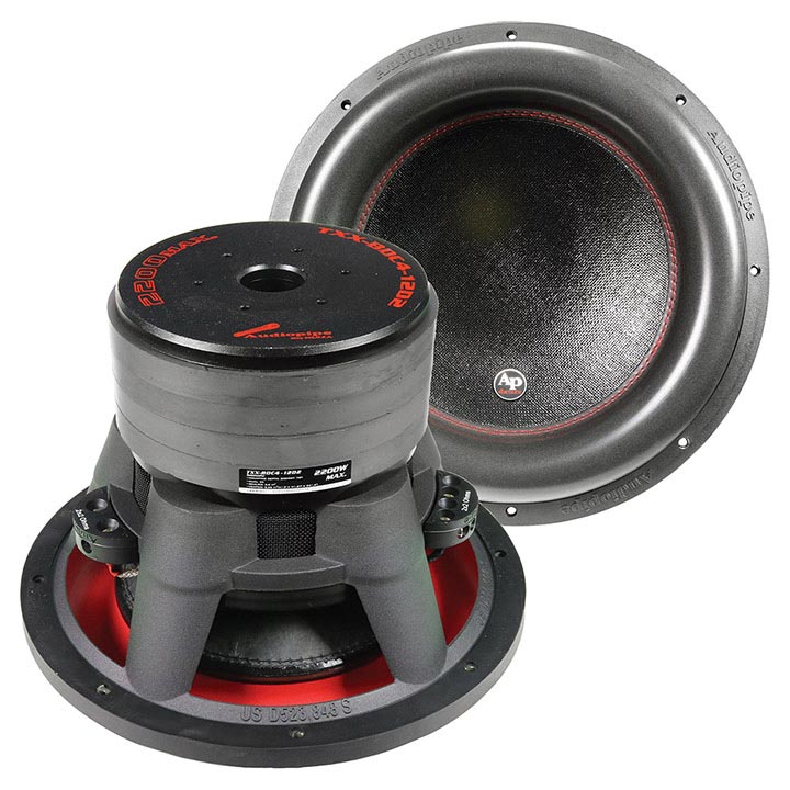 Picture of AudiopipeMap TXXBDC412D2 12 in. 2200W 2 ohm VC Dual Car Woofer