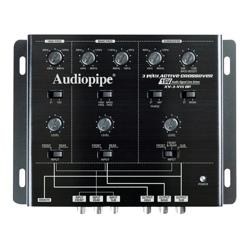 Picture of AudiopipeMap XV3V15BP 3 Way Active Crossover with Bandpass Filter