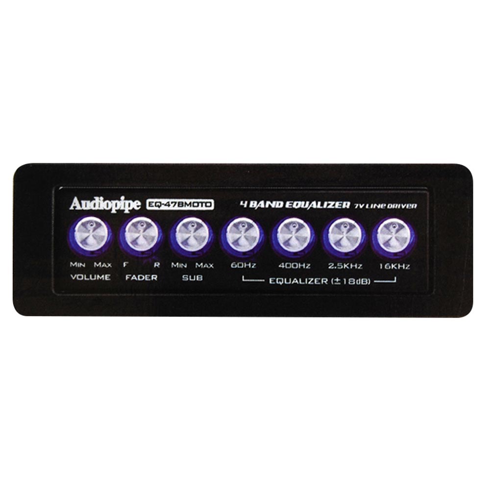 7V 4 Band Graphic Equalizer