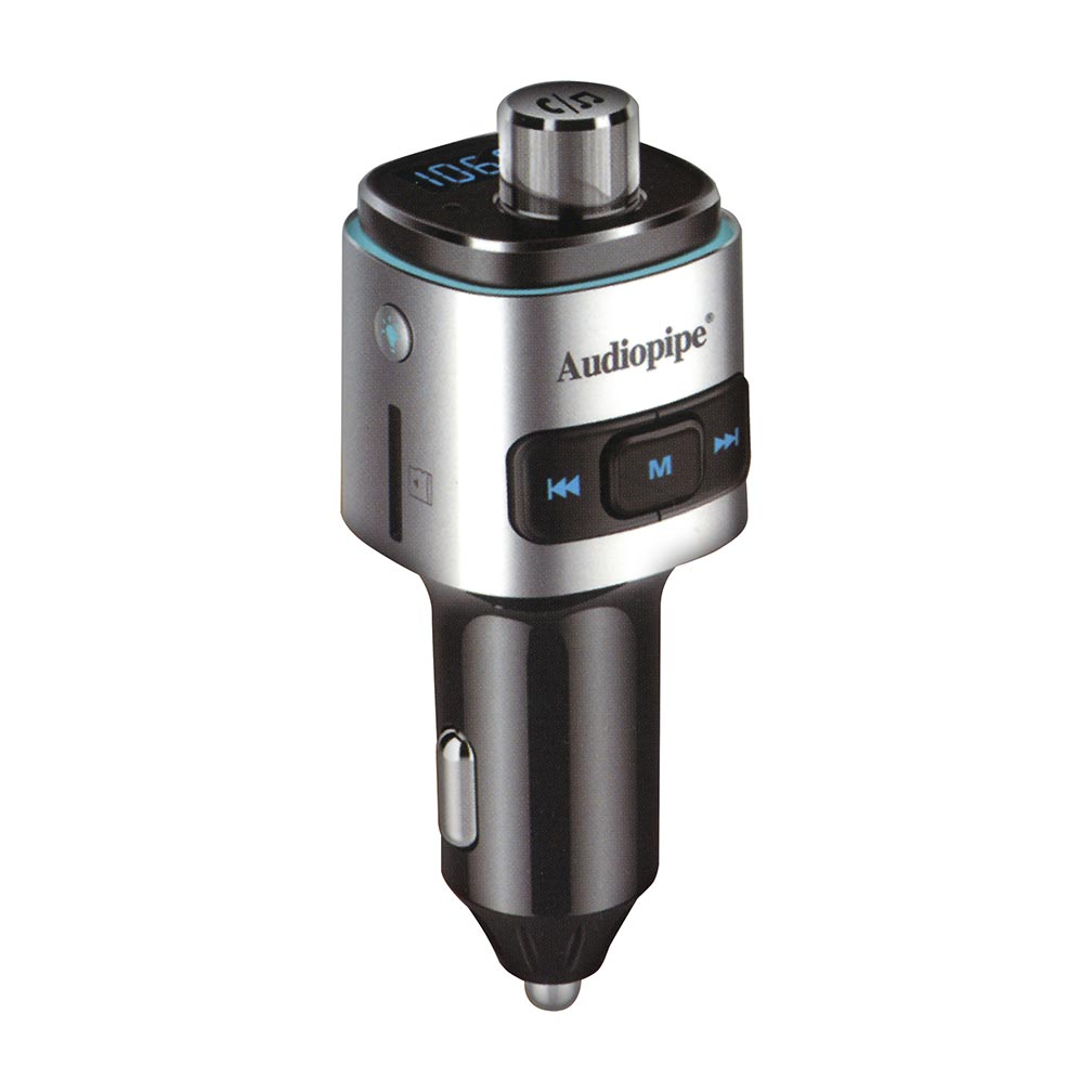 Picture of Audiopipe AIQ1000BHQ 3 in 1 Bluetooth Car Charger with FM Transmitter