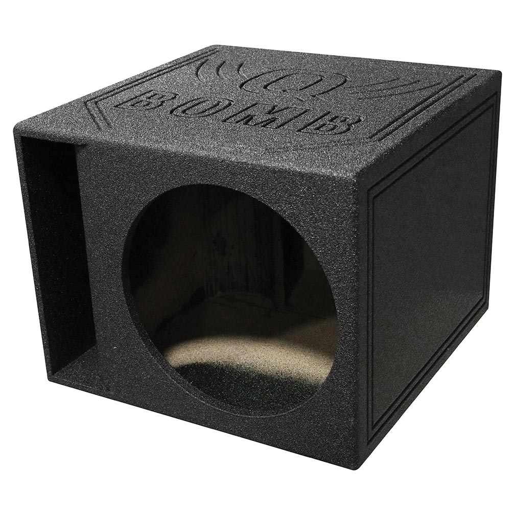 Qpower  15 in. Single Enclosure Horn Ported with Spray Liner
