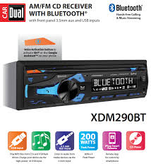 Picture of Dual XDM280BT Single Din AM&FM CD Player BT USB Aux 50wx4F&R Outputs