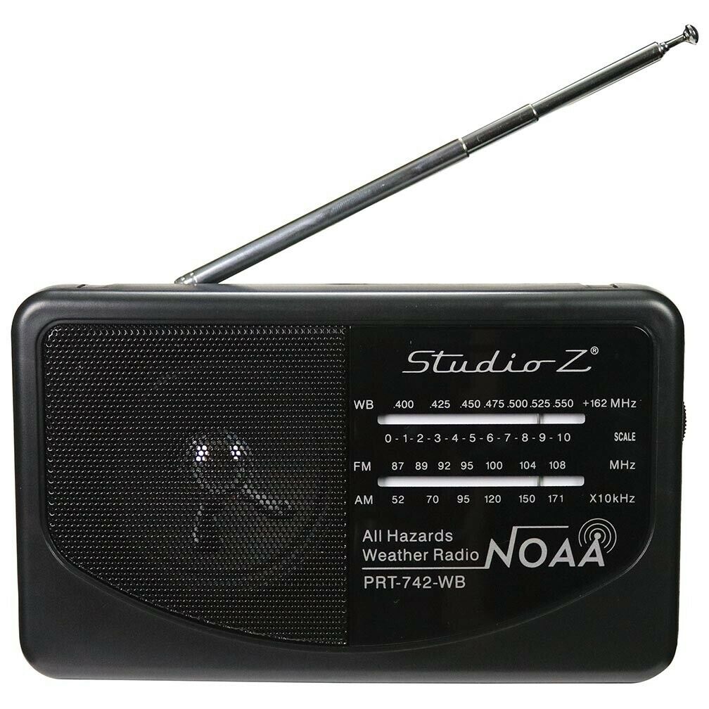 Picture of Nippon PRT742WB Studio Z AM & FM Weatherband 3 Band World Radio Receiver