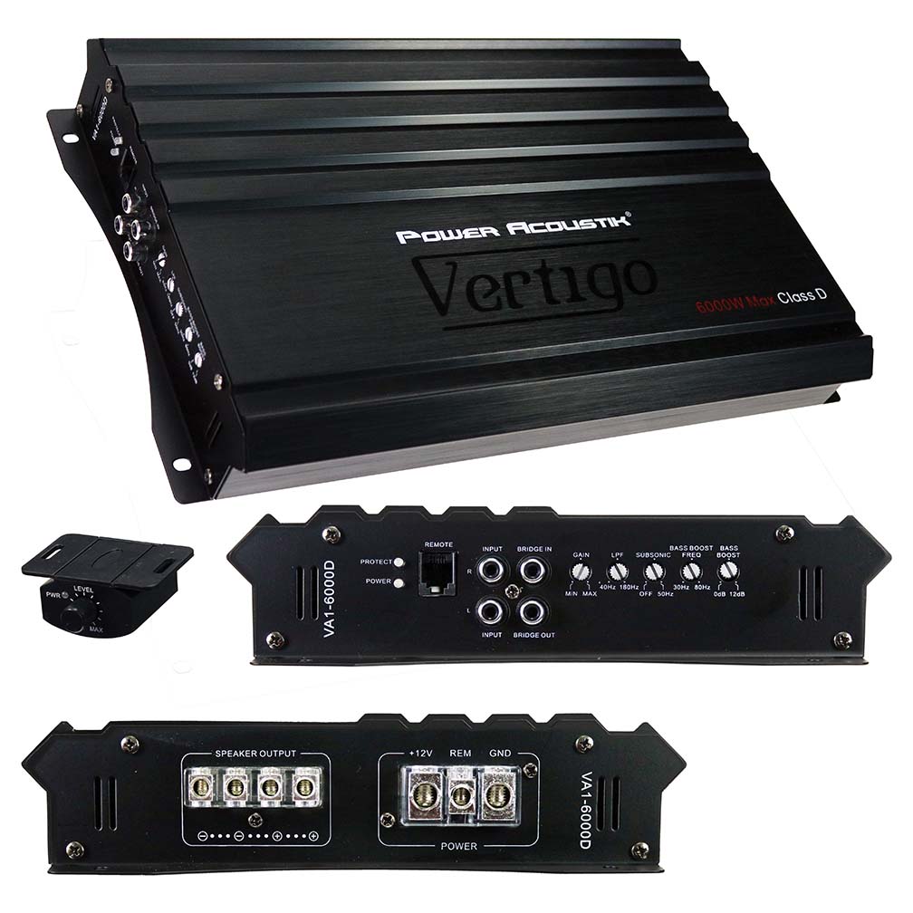 Vertigo Series Monoblock Amplifier 6000W Max