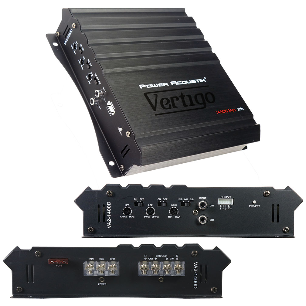 Vertigo Series 2 Channel Amplifier 1400W Max