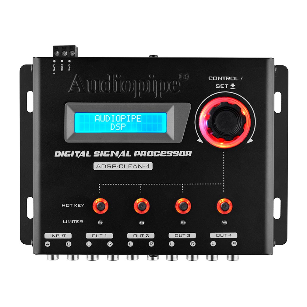 Picture of Audiopipe ADSPCLEAN4 1 in. 4 out Digital Signal Processor