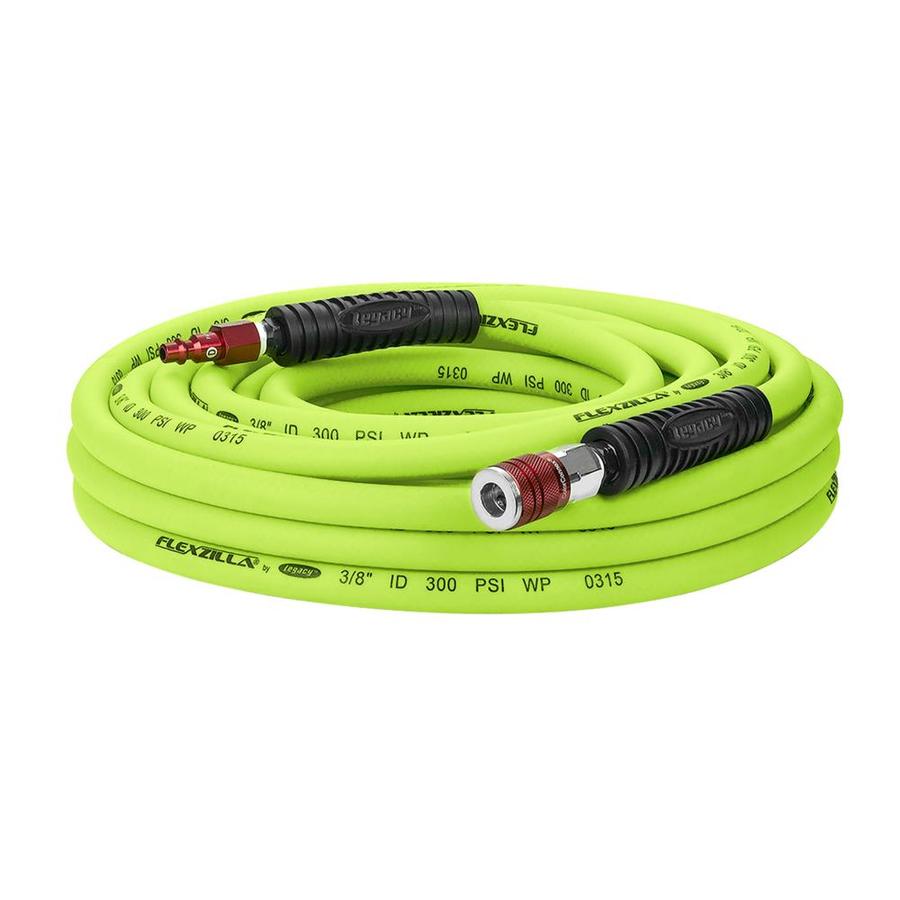 HFZ3835YW2D 0.375 in. x 35 ft. Air Hose with Coupler Plug Type D Red