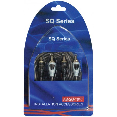 Picture of American Bass SQ18FT 18 ft. RCA Cable