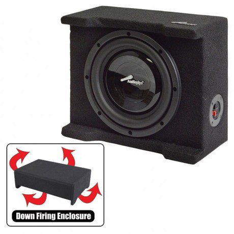 Picture of Audiopipe APSB8BDF 8 in. Single Shallow Downfire Sealed Enclosure with Subwoofer