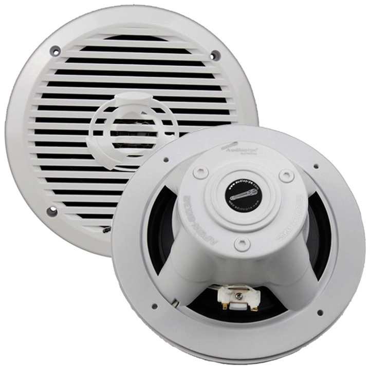 Picture of Audiopipe APSW6032 6.5 in. 200 W Maximum 2-Way Marine Speakers&#44; White - Set of 2