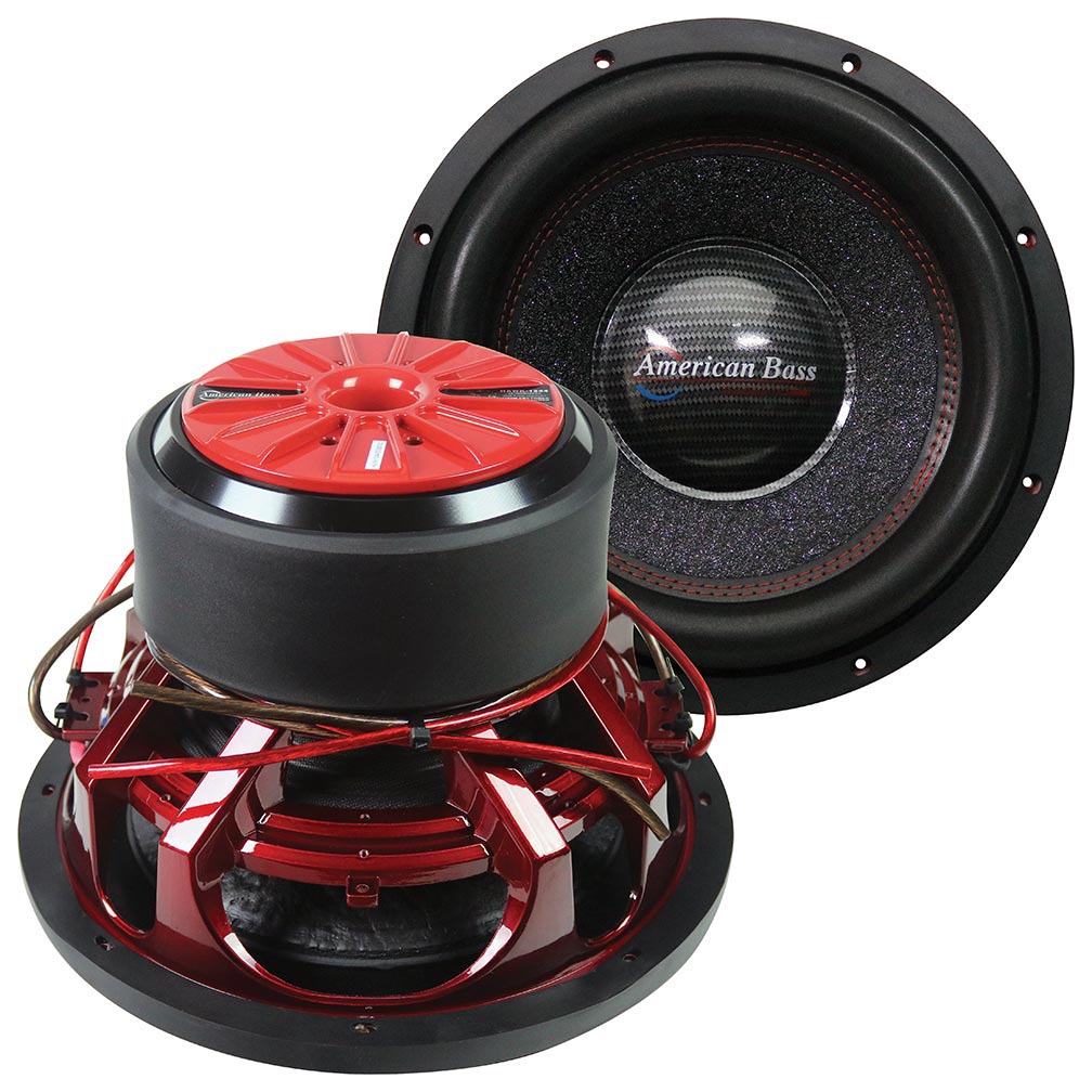 Picture of American Bass HAWK1244 12 in. 3000W 4 Ohm DVC Competition Woofer