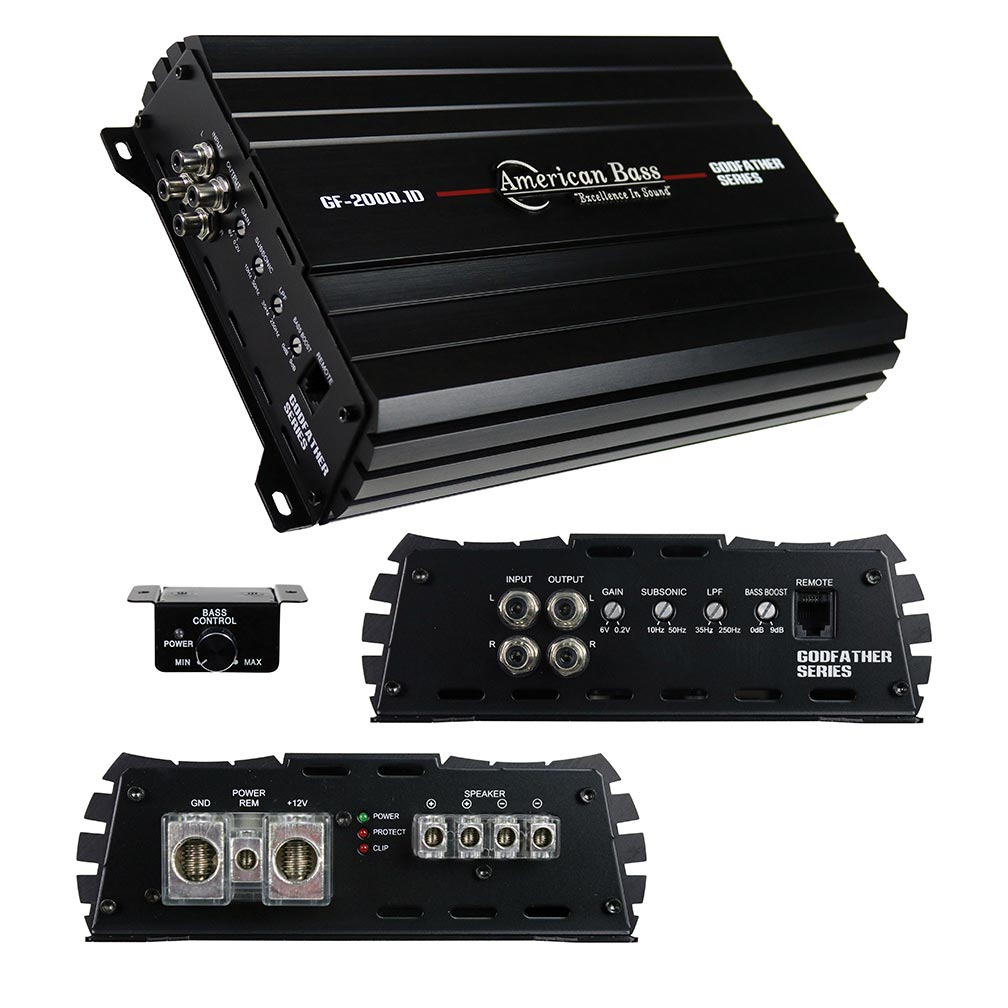 Picture of American Bass GF20001D 2340W RMS Godfather 1CH Amplifier