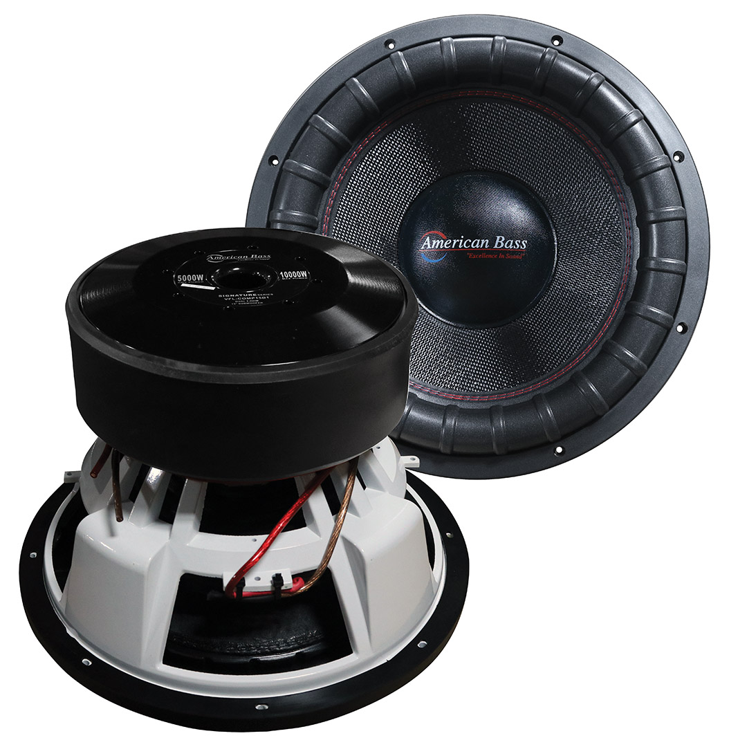 Picture of American Bass VFLCOMP15D1SIG 15 in. VFL 5000W RMS & 10000W Max Dual 1 Ohm Voice Coils Woofer