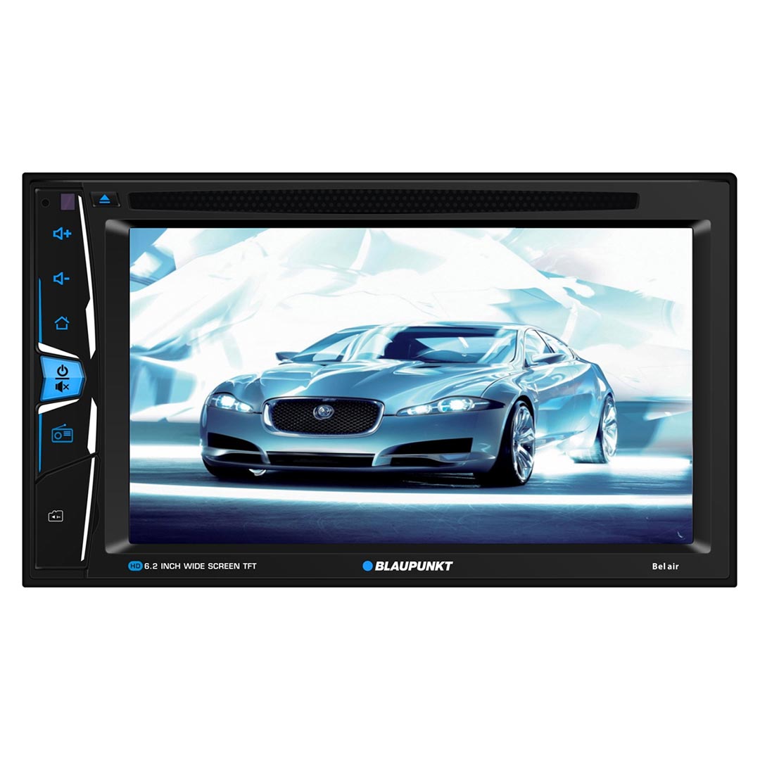 Picture of Blaupunkt BELAIR 6.2 in. Belair Double Din Fixed Face Touchscreen DVD Receiver with Bluetooth USB & SD Inputs&#44; Black