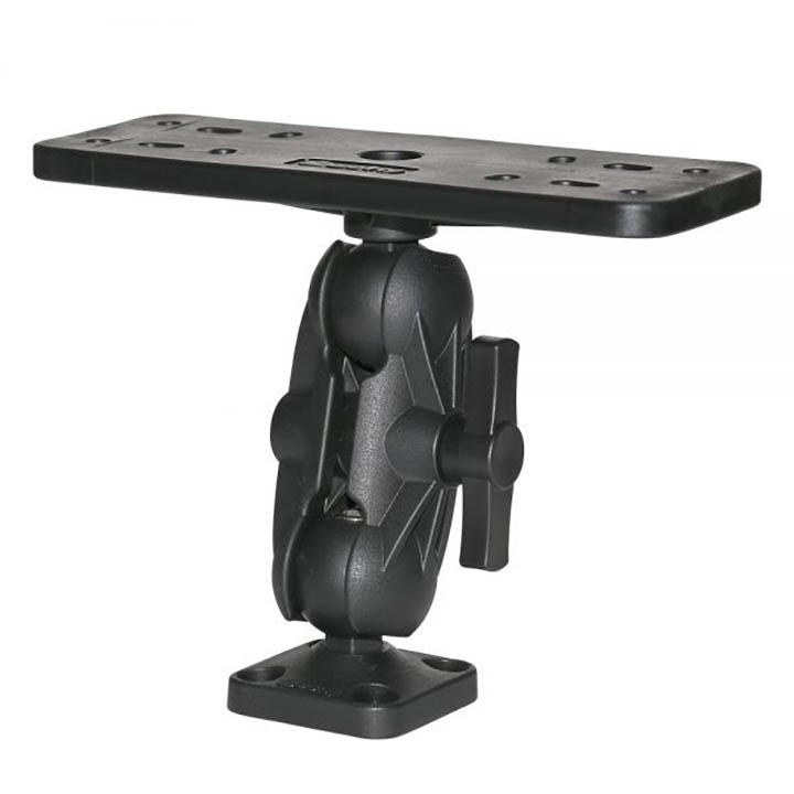 163 1.5 in. Ball Mount with Fish Finder & Universal Mounting Plate