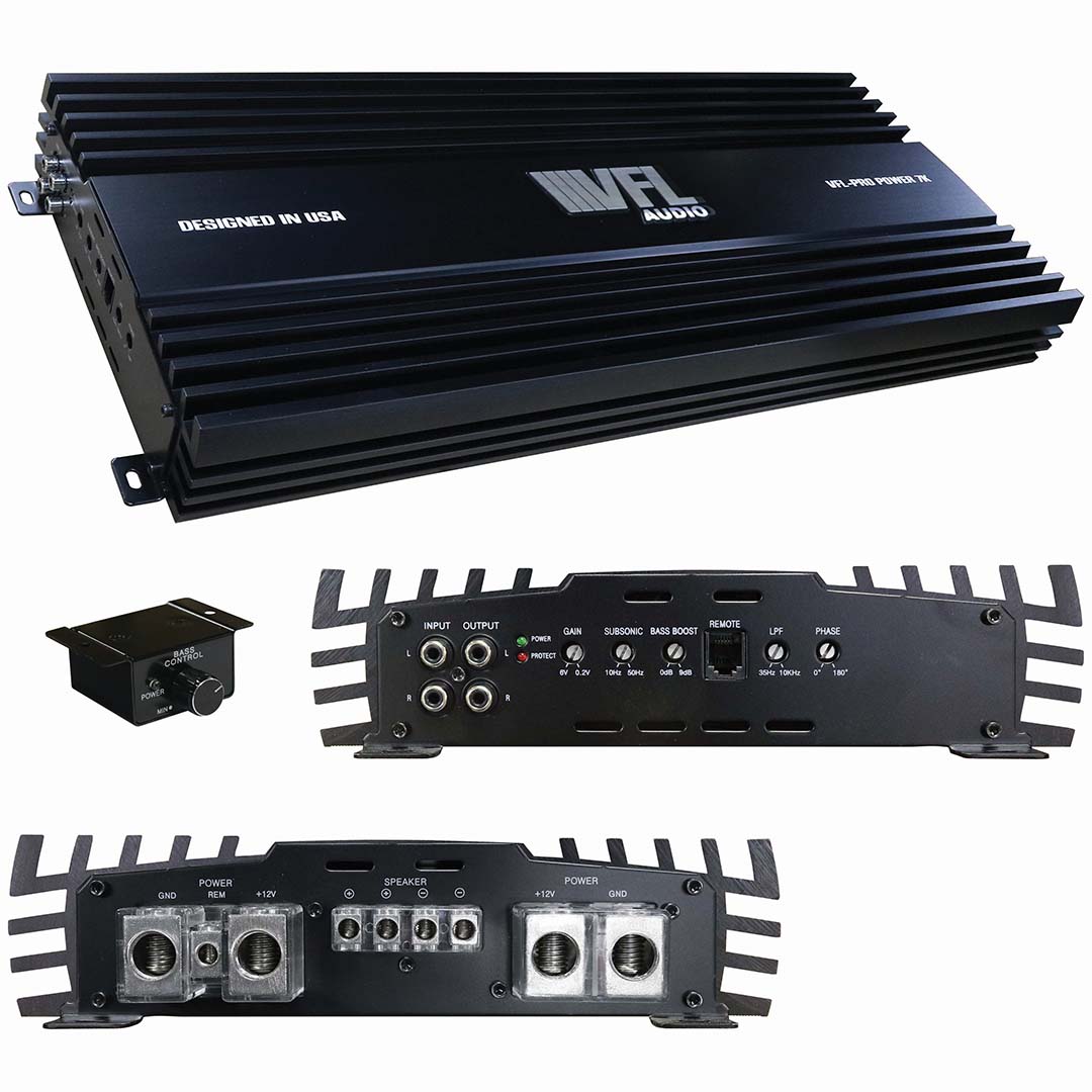 Picture of American Bass VFLPRO7K VFL Audio Monoblock Amplifier - 7000W RMS