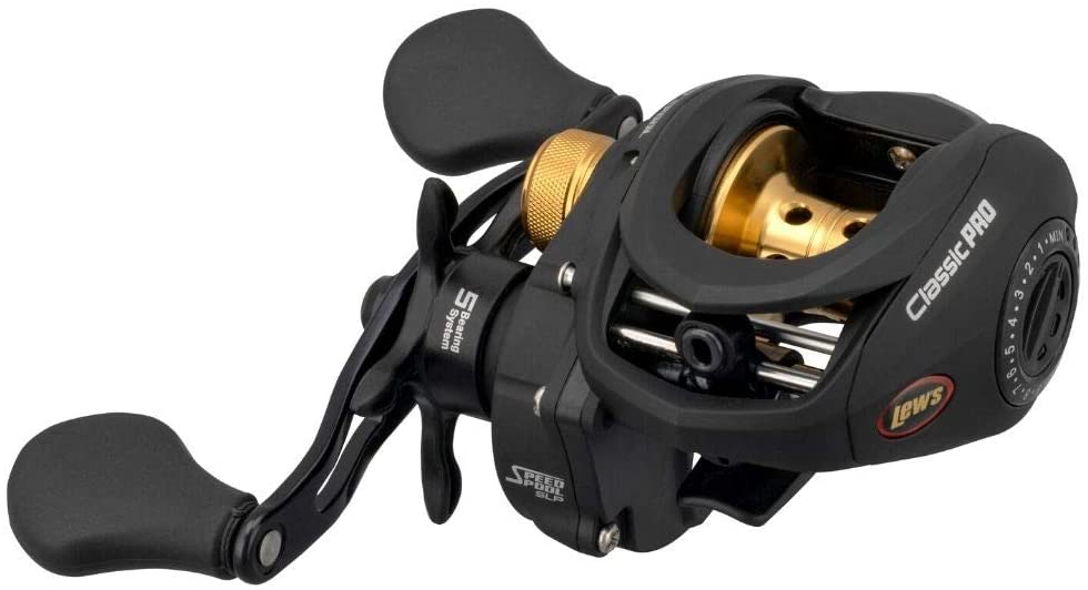 Picture of Lews CP1SHC Classic Pro Speed Spool SLP Baitcast Clamshell Reel