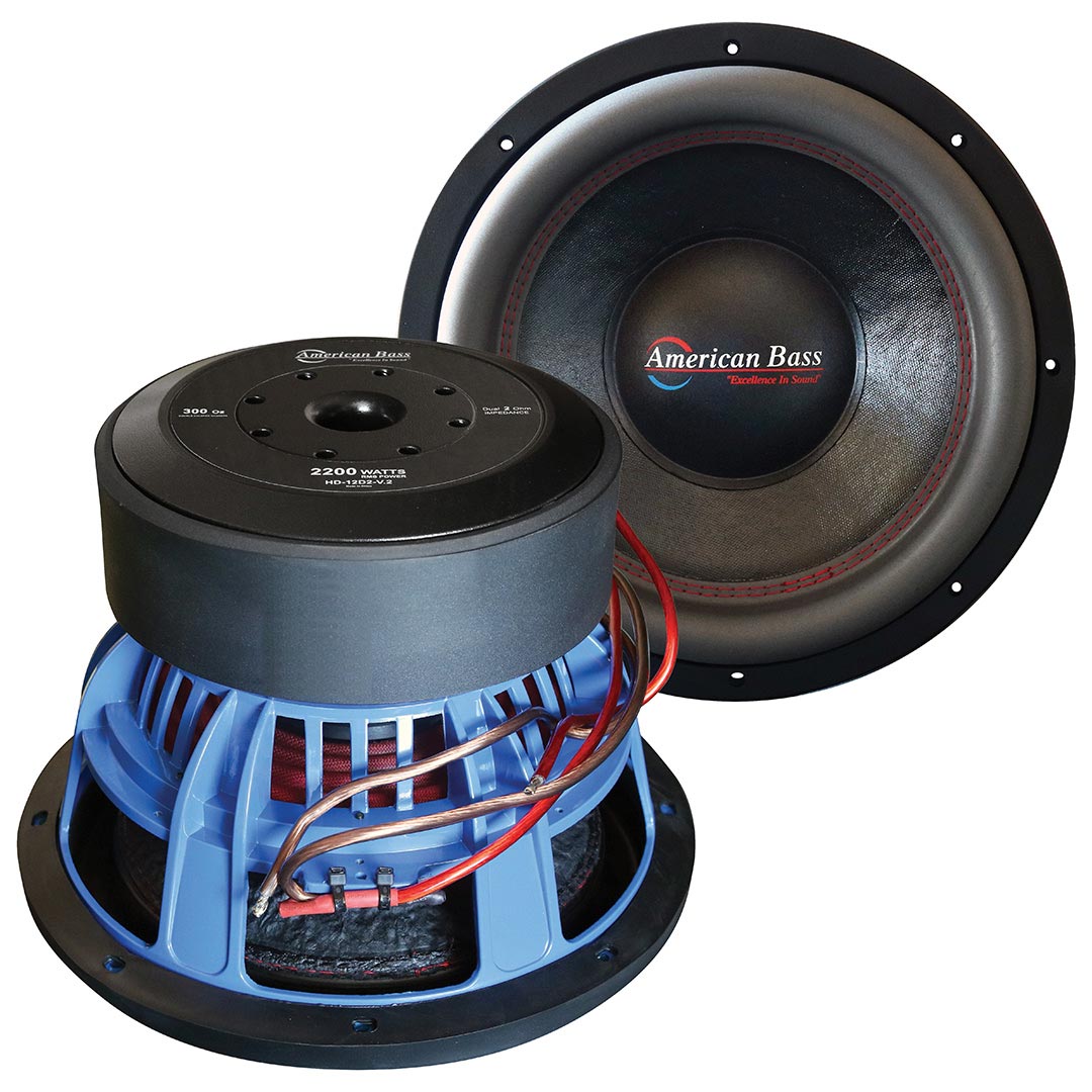 Picture of American Bass HD12D2V2 12 in. 2200W RMS & 4000W Max 2 Ohm DVC Woofer