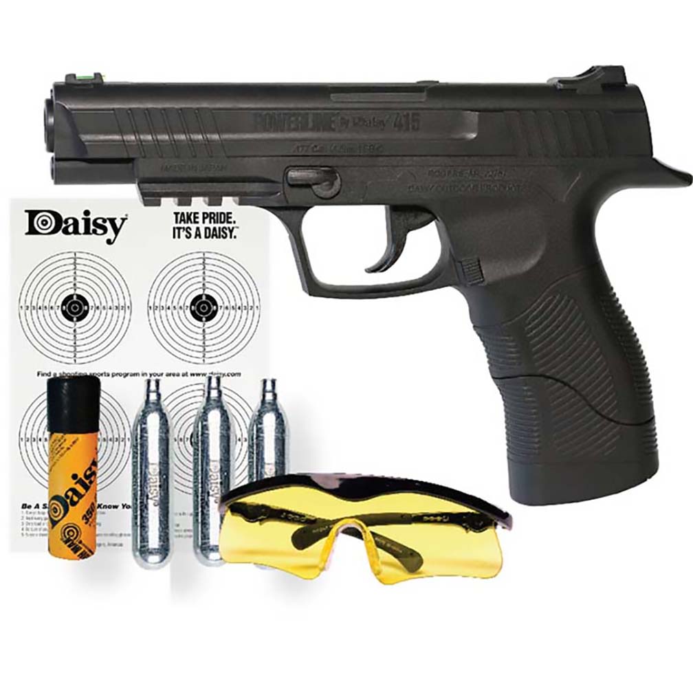 Picture of Daisy 985415242 415 Repeater Pistol Shooting Kit - CO2 Powered