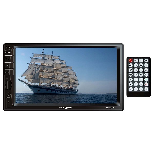 Picture of Nippon KM7500TA 7 in. Audio Drift DD Mechless Fixed Face Touchscreen Receiver with BT Mirror Link & Remote