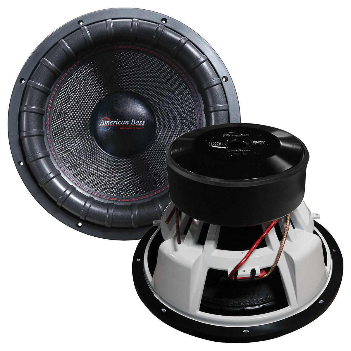 Picture of American Bass VFLCOMP18D2SIG VFL 18 5000W Rms & 10000W Max Dual 2 Ohm Voice Coils Woofer