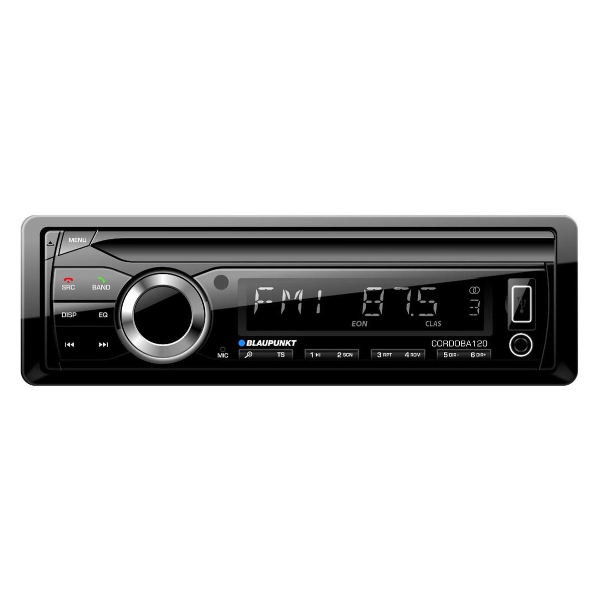Picture of Blaupunkt CORDOBA120 USB Bluetooth Removable Face AM-FM Mechless Receiver