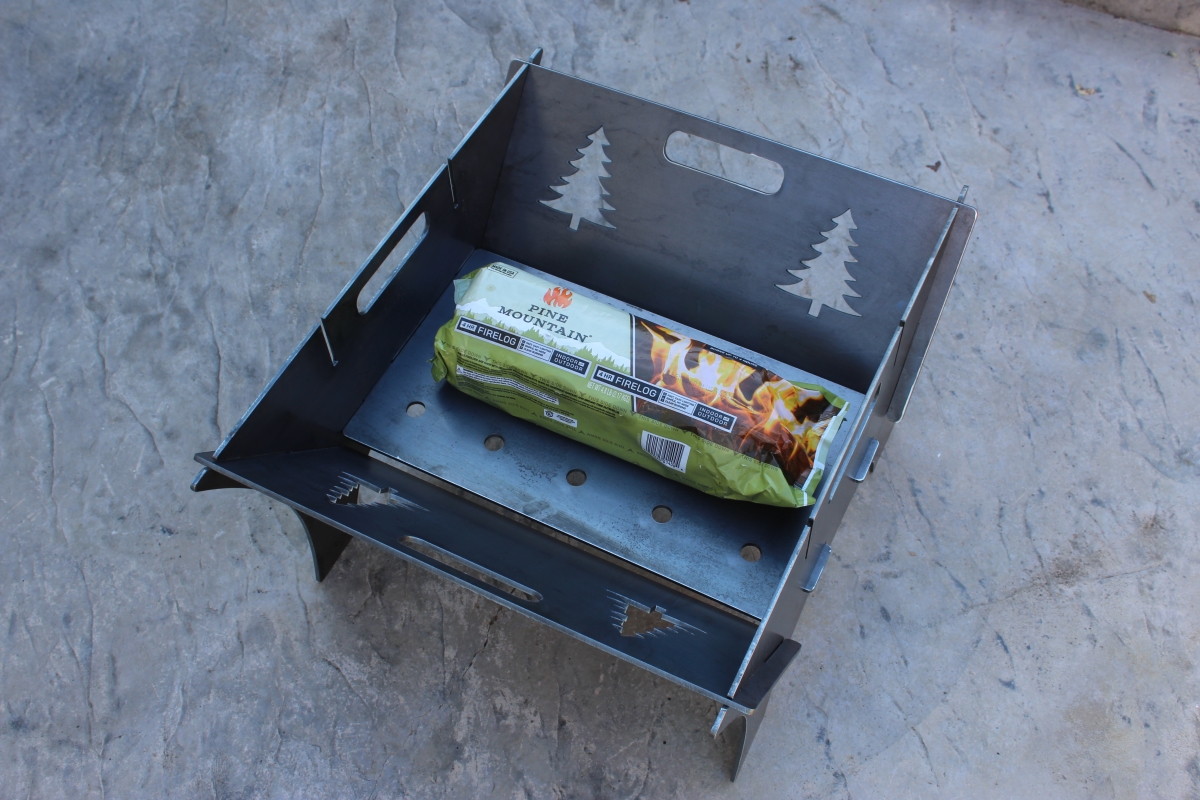 The Pit Buddy collapsible fire pit