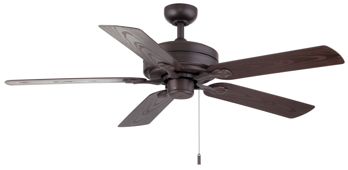 WR1469TB 52 in. Courtyard Outdoor Ceiling Fan, Textured Brown