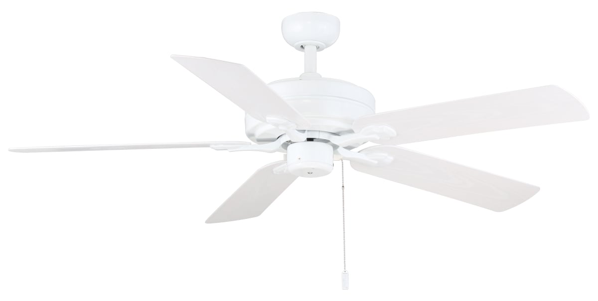 WR1469W 52 in. Courtyard Outdoor Ceiling Fan, White