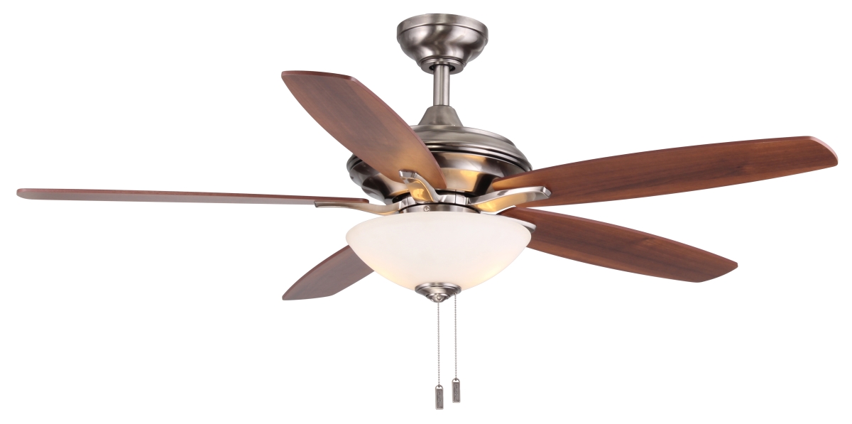 WR1426N 52 in. Modelo Ceiling Fan, Nickel