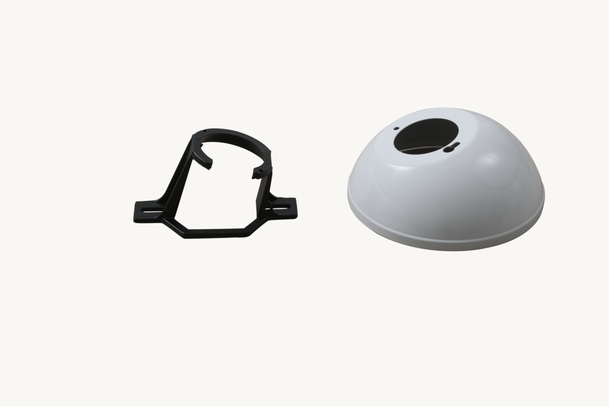 Vertru Slope Ceiling Fan Adapter - White - Durable Metal Construction