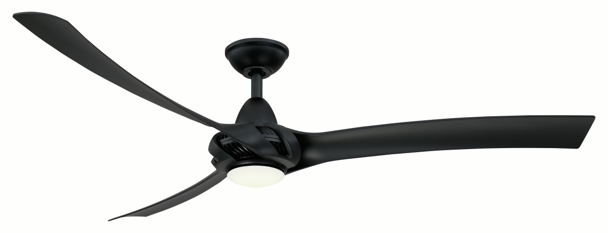 WR1697MB 62 in. Droid XL LED Ceiling Fan, Black