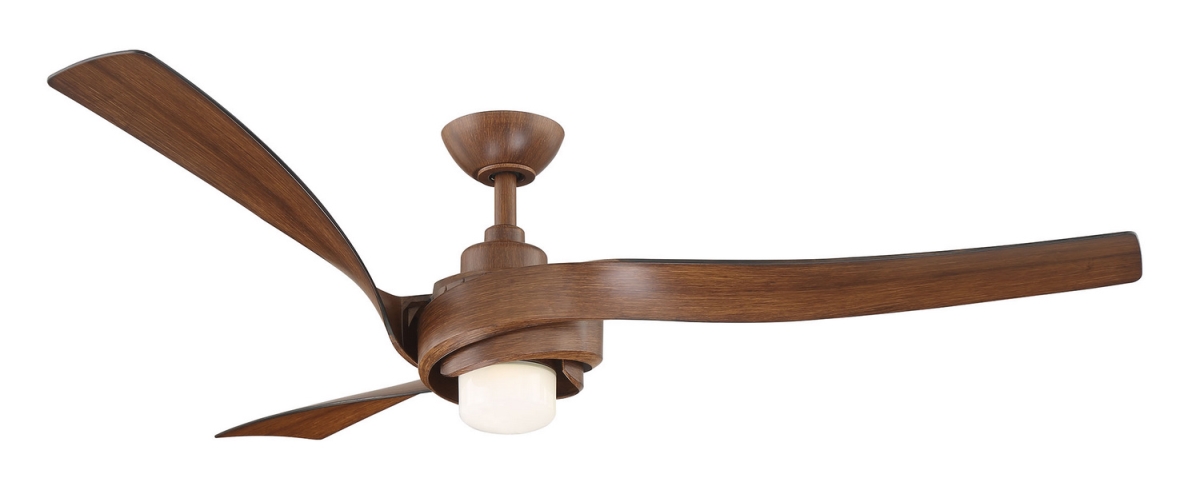 WR1804WAL 60 in. Kurve Smart Ceiling Fan, Walnut