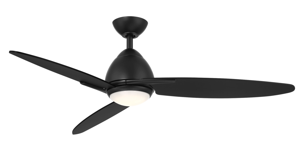 WR2119MB 52 in. Atlas LED Ceiling Fan, Black