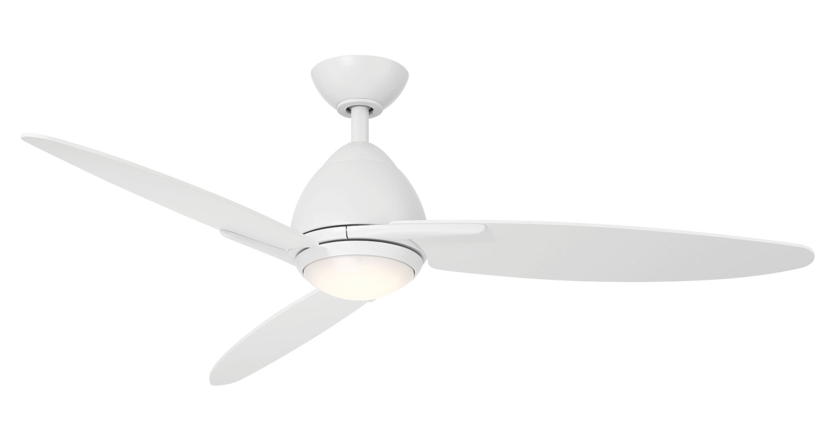 WR2119MW 52 in. Atlas LED Ceiling Fan, White