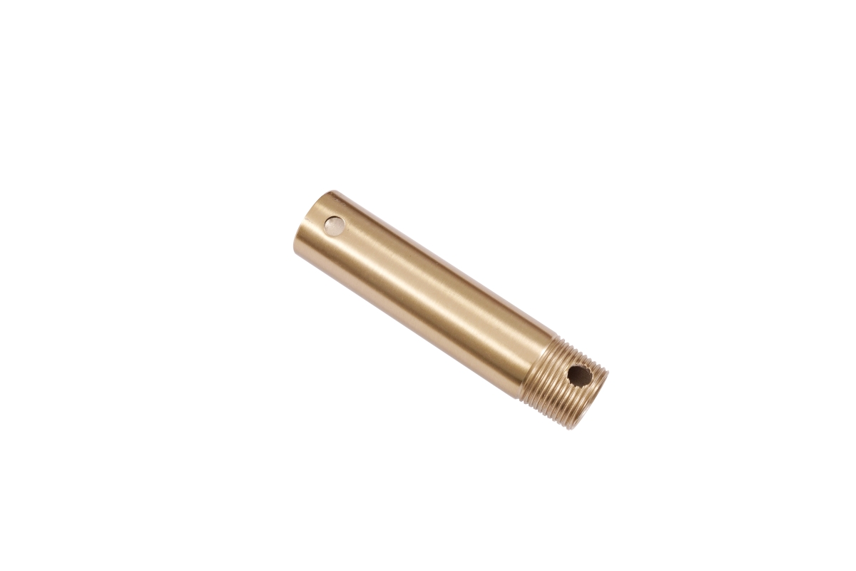 24in. Brushed Brass Down Rod - 3/4in. Standard Thread - Durable Design