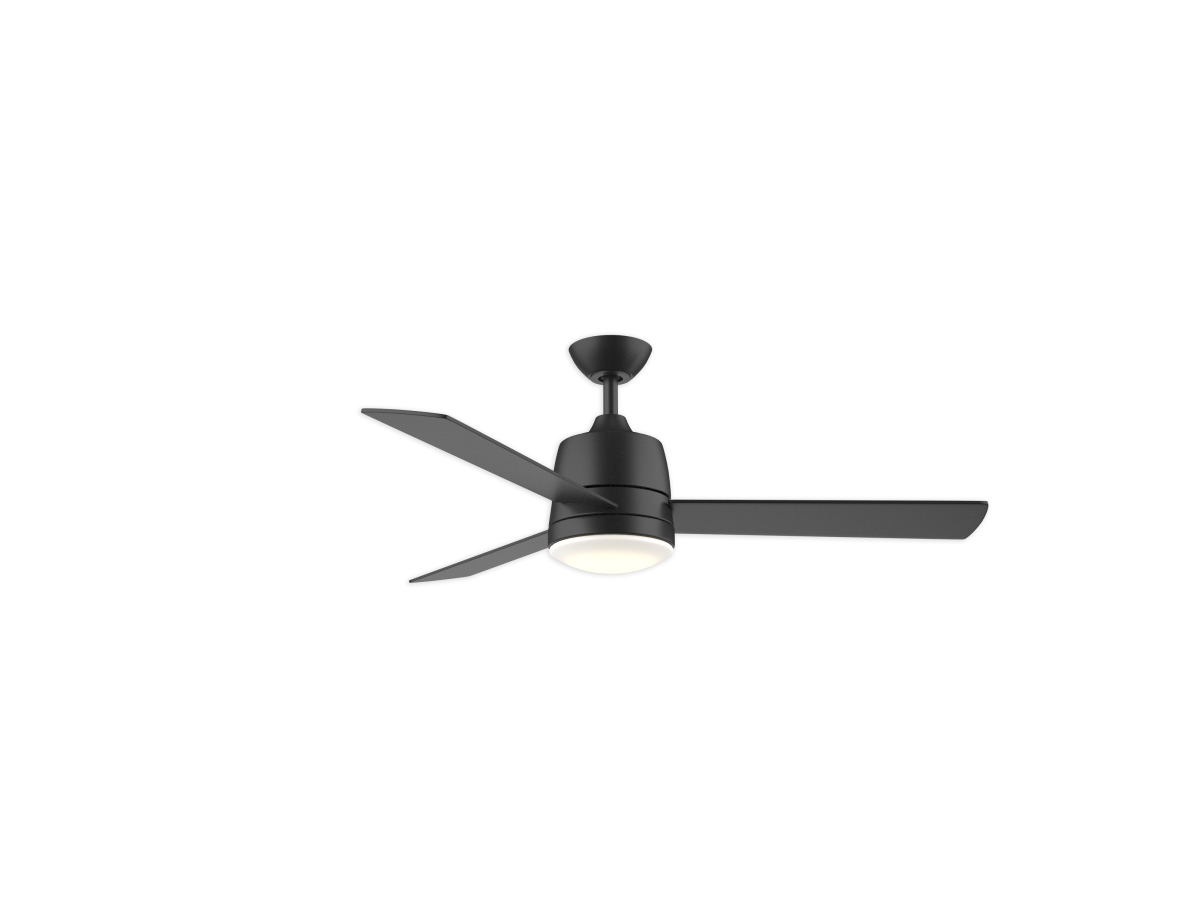 WR1520MB 52 in. Joplin Ceiling Fan with Hardwire Control, Black
