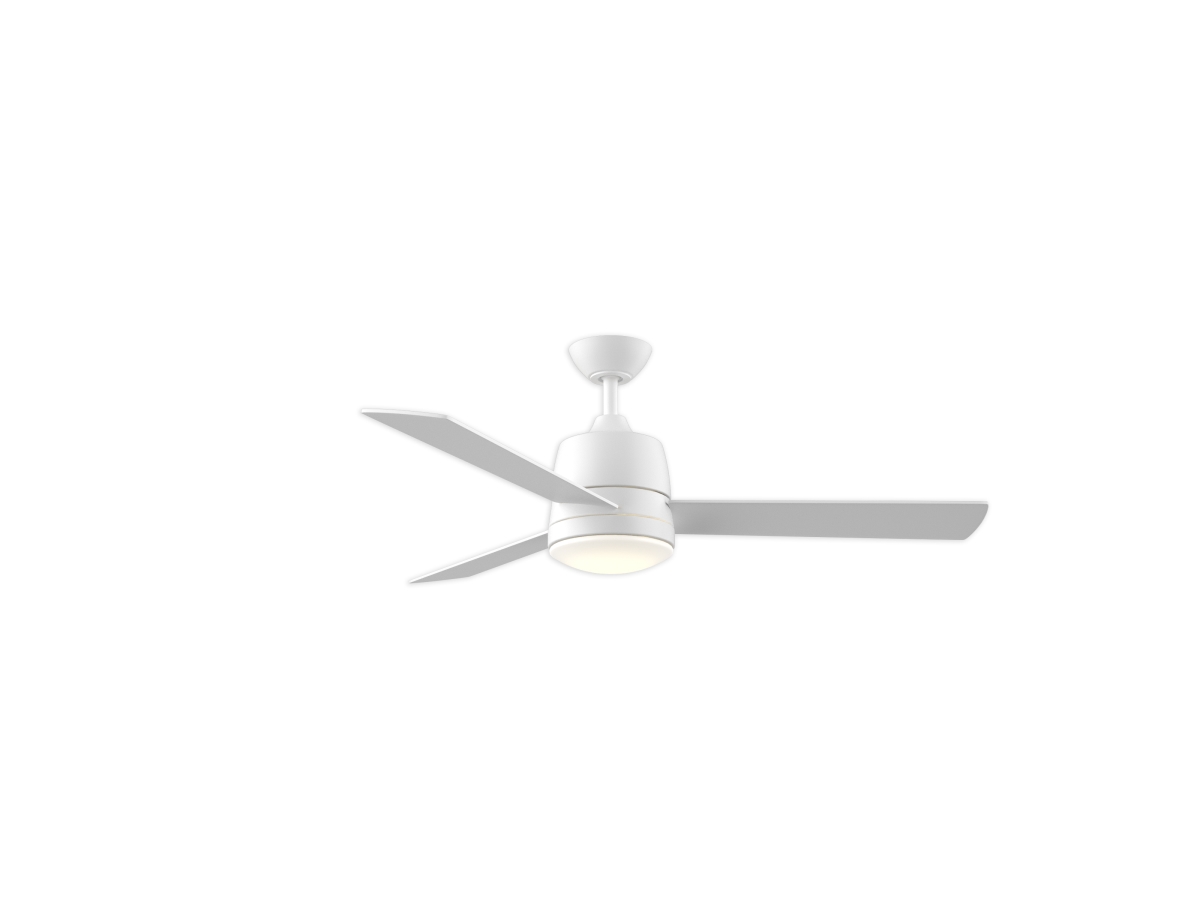 WR1520MW 52 in. Joplin Ceiling Fan with Hardwire Control, White