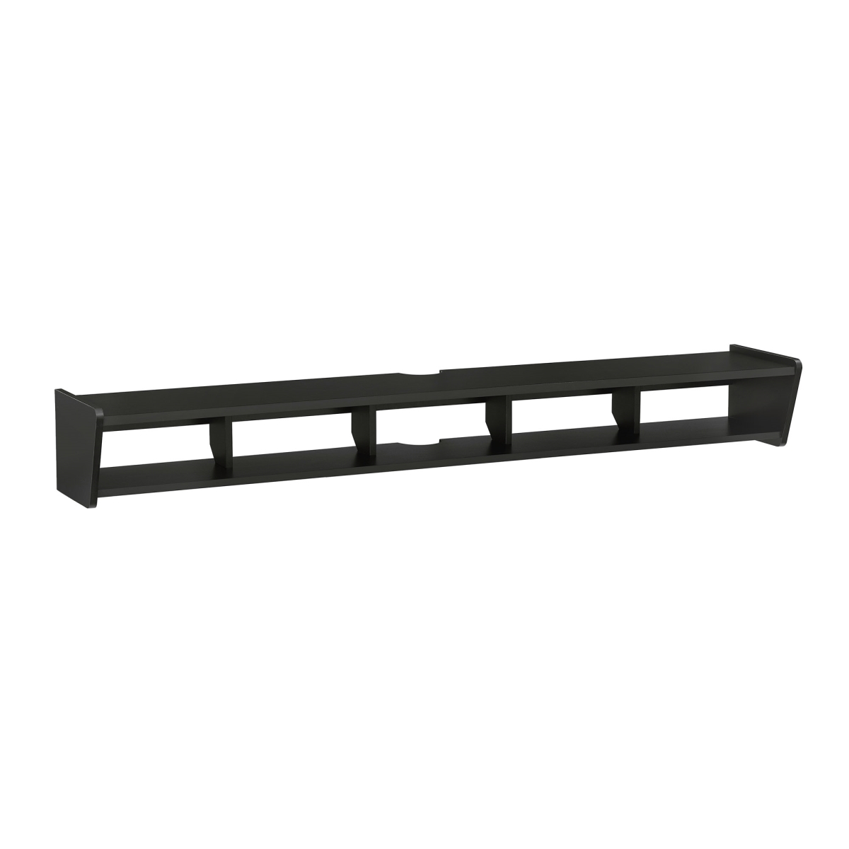 Picture of Walker Edison SFLMF3FSB 8.25 x 11 x 65.13 in. Simple Floating TV Stand Symmetrical Wall Mounted&#44; Solid Black