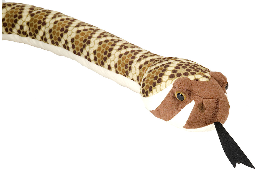 Western Diamondback Plush Toy - Brown - 70 in. - Realistic Design