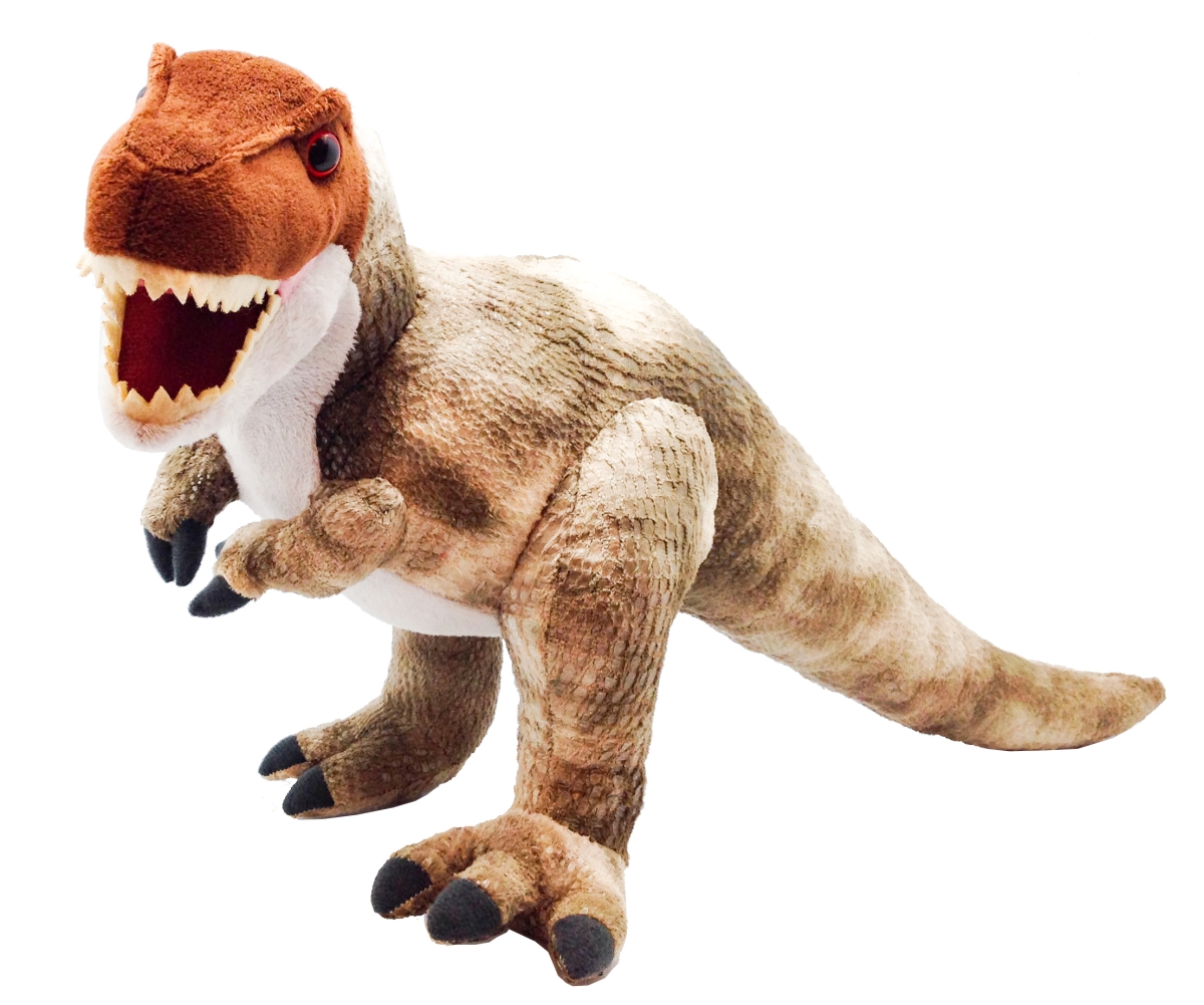T-Rex Plush Toy - Green - 17 in. - Durable Fabric - Realistic Design
