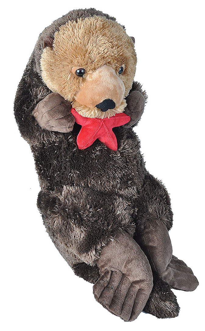 19331 30 in. Sea Otter Stuffed Animal Plush Toy