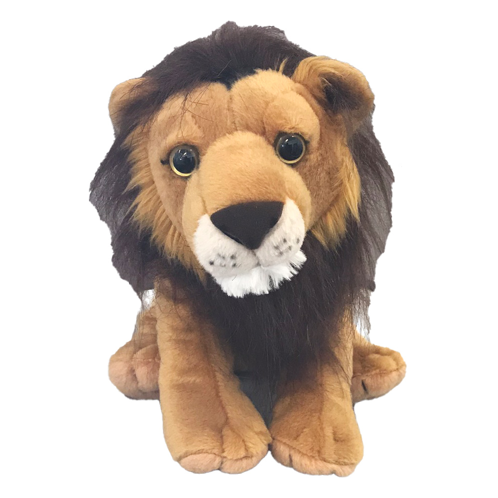19357 12 in. Lion Stuffed Animal Toys