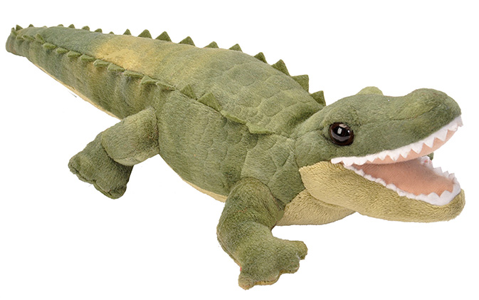19539 8 in. Alligator Stuffed Animal Plush Toy
