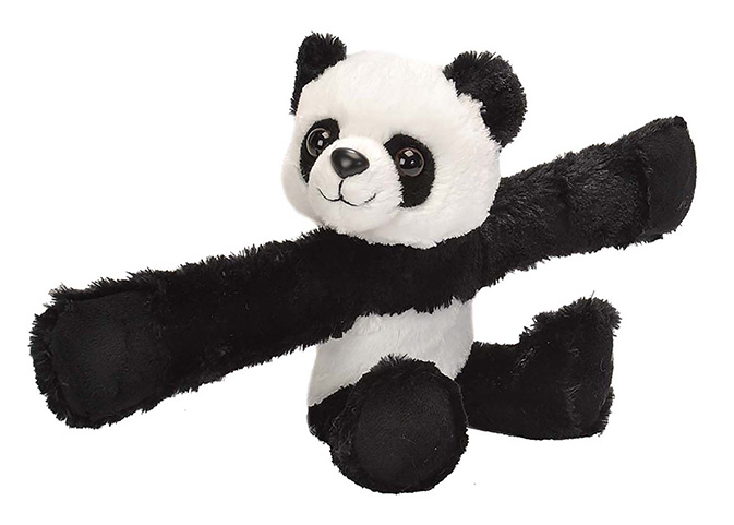 Huggers Panda Plush Toy - Black/White - 8 in. - Perfect for Hugs