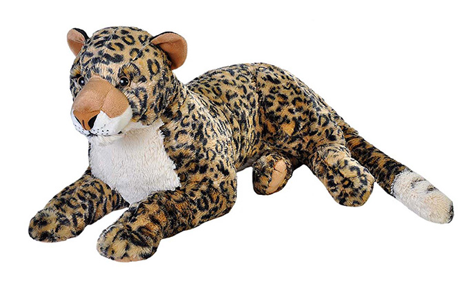 19798 30 in. African Leopard Stuffed Animal Plush Toy