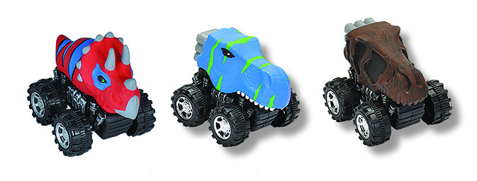 20305 Dino Mini Motor Headz Toy - Pack of 3